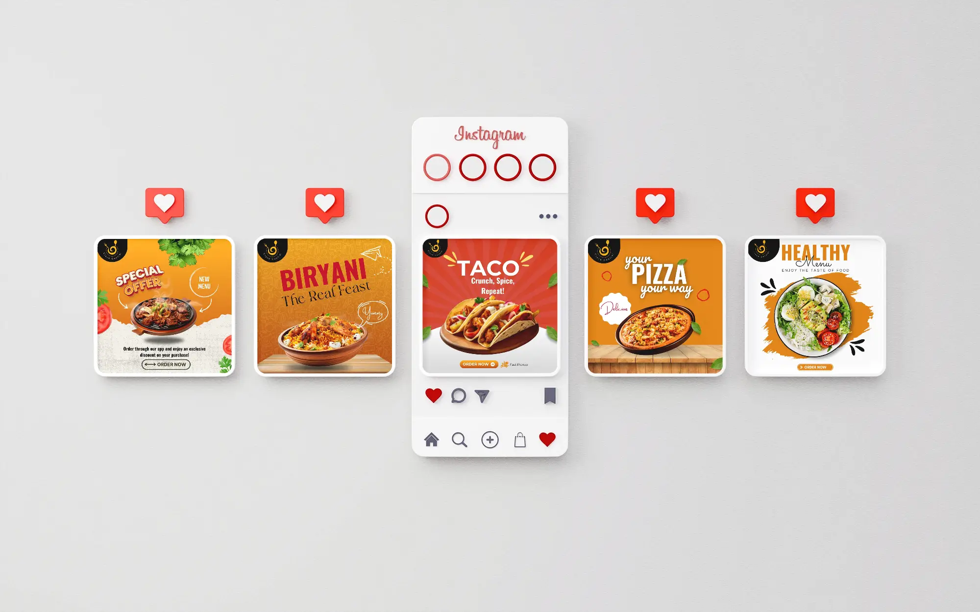Instagram post mockup Instagram post mockup