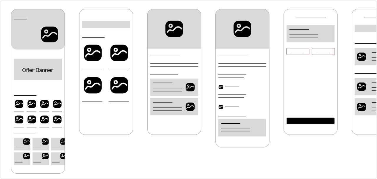 Wireframes (App) Wireframes (App)